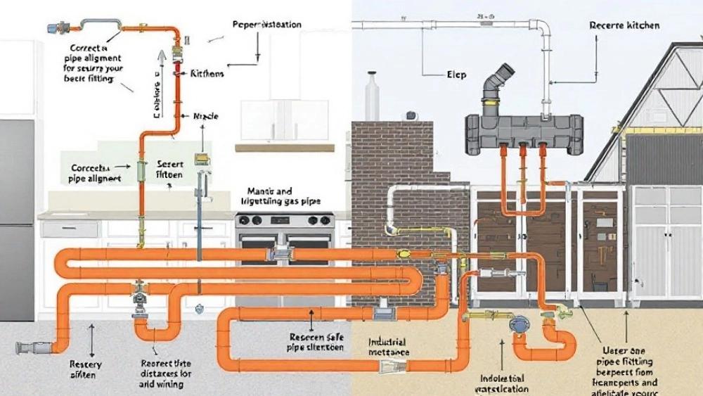 Ev ve endüstriyel projelerde gaz borularının güvenli kurulumu için temeller