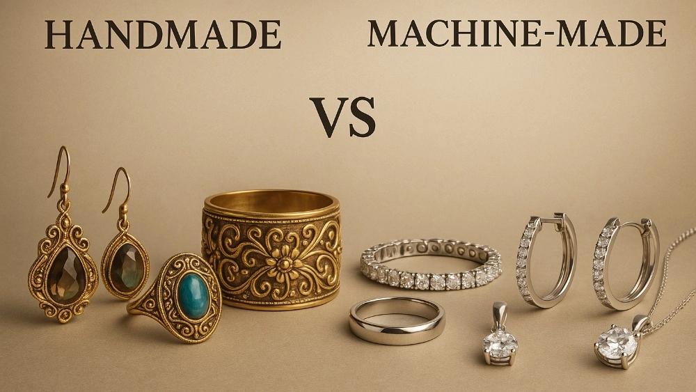 The difference between handmade jewelry and factory production; Guide to gold buyers