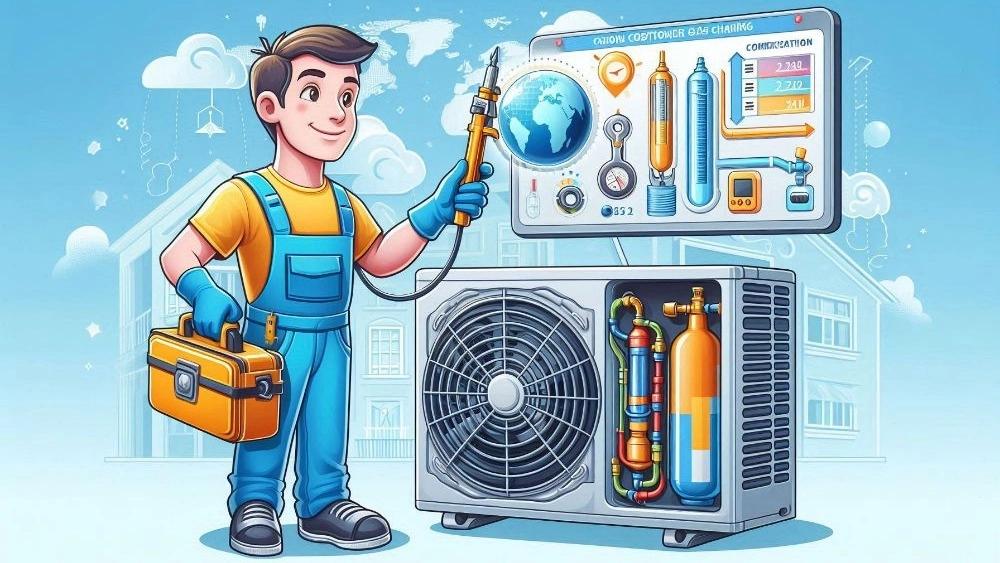Why is it critical to charging a gas cooler? Signs check the need to charge in air conditioning systems