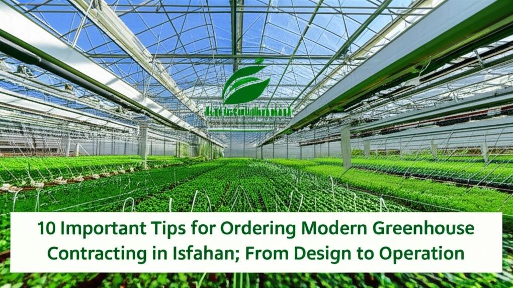 2 important tips for ordering modern greenhouse contracting in Isfahan; From design to exploitation