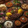 Ruby Restaurant, Cedar and Outside Iranian Coating in Qom