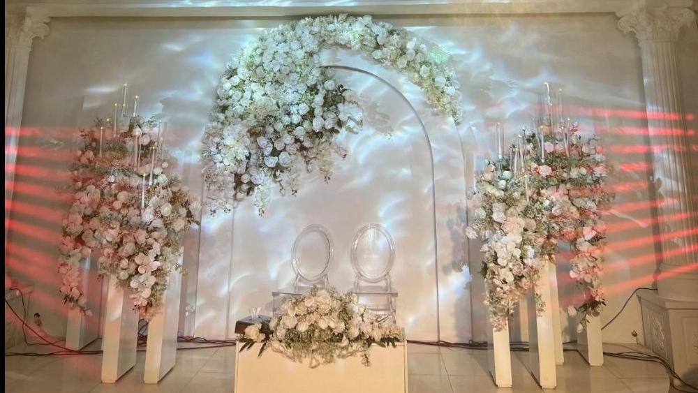 The luxurious and beautiful wedding hall of Qasr Ariyai in Kuchsefahan