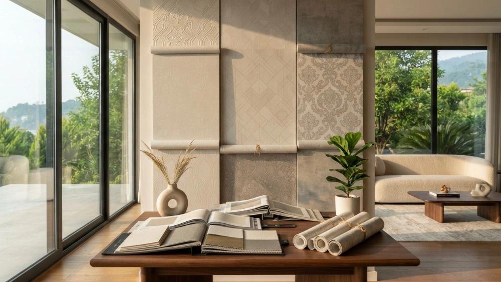 Modern dekorasyon için perde, parke ve duvar kağıdı seçimi için kapsamlı kılavuz