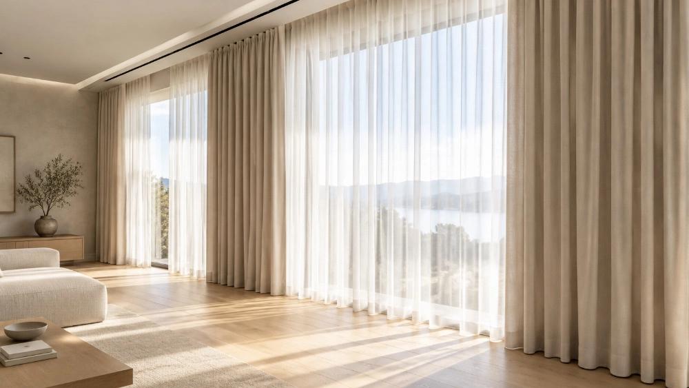 The principles of choosing minimal curtains for small and modern houses