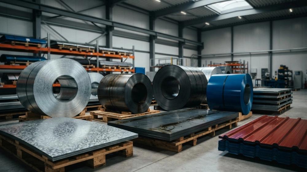 Selling all kinds of oil and black colored galvanized sheets in Tehran