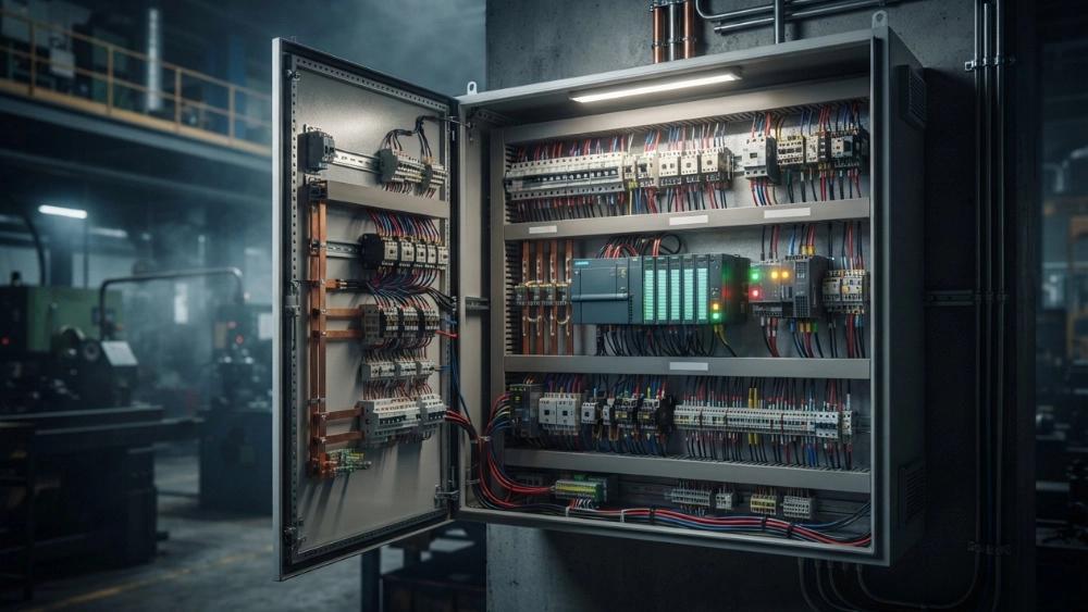 Specialized implementation of industrial electricity of the factory in Najafabad