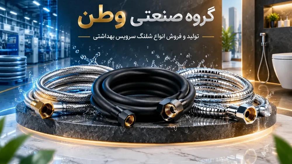 Production and sale of all kinds of toilet hoses in Tehran