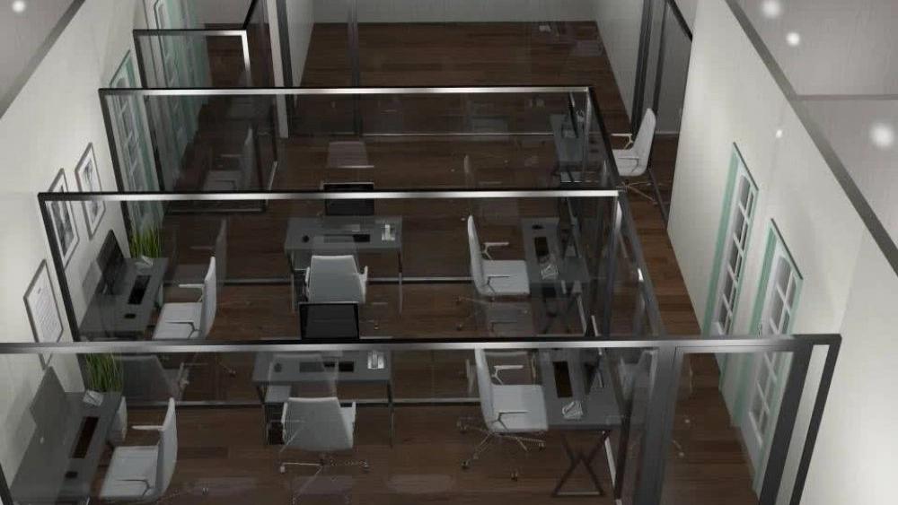 Installation of office glass partition in Tehran and Karaj