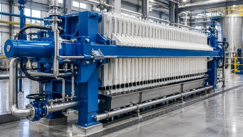 Maintenance and filter press tips to increase the life of the machine