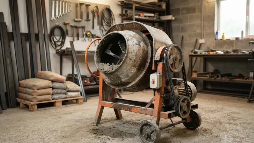 Ordering the construction of a mortar mixer in Karaj