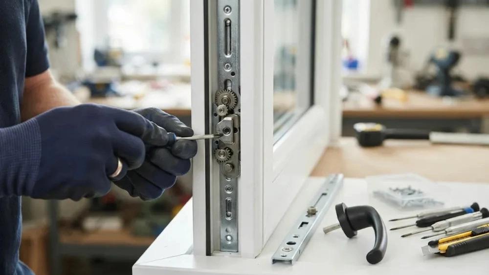 Repair of Spaniolt and UPVC double-glazed window handles in Rasht