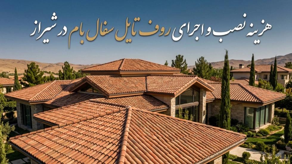 The cost of installing and implementing ceramic roof tiles per square meter in Shiraz
