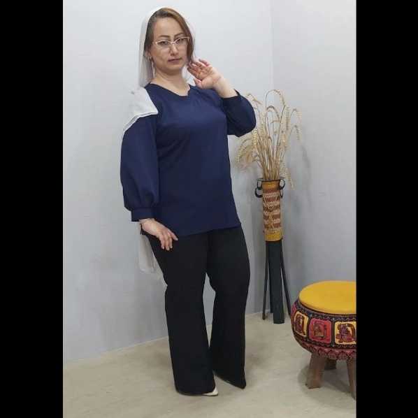 شومیز مدل آستین پفی