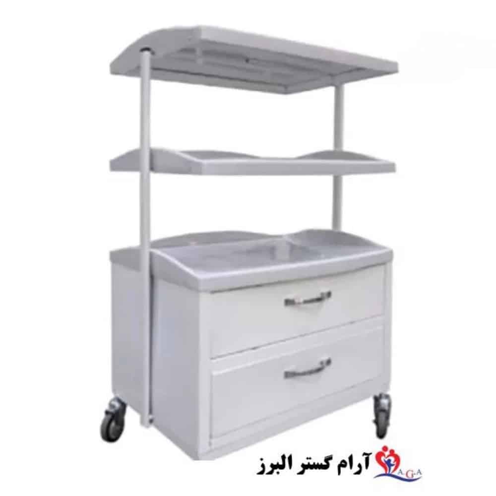 Trolley for two drawers