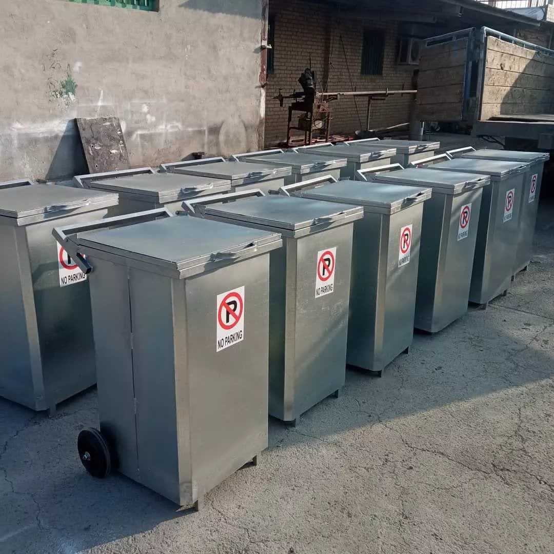 مخزن ۲۴۰ لیتری در دو طرح ۴ چرخ و ۲ چرخ