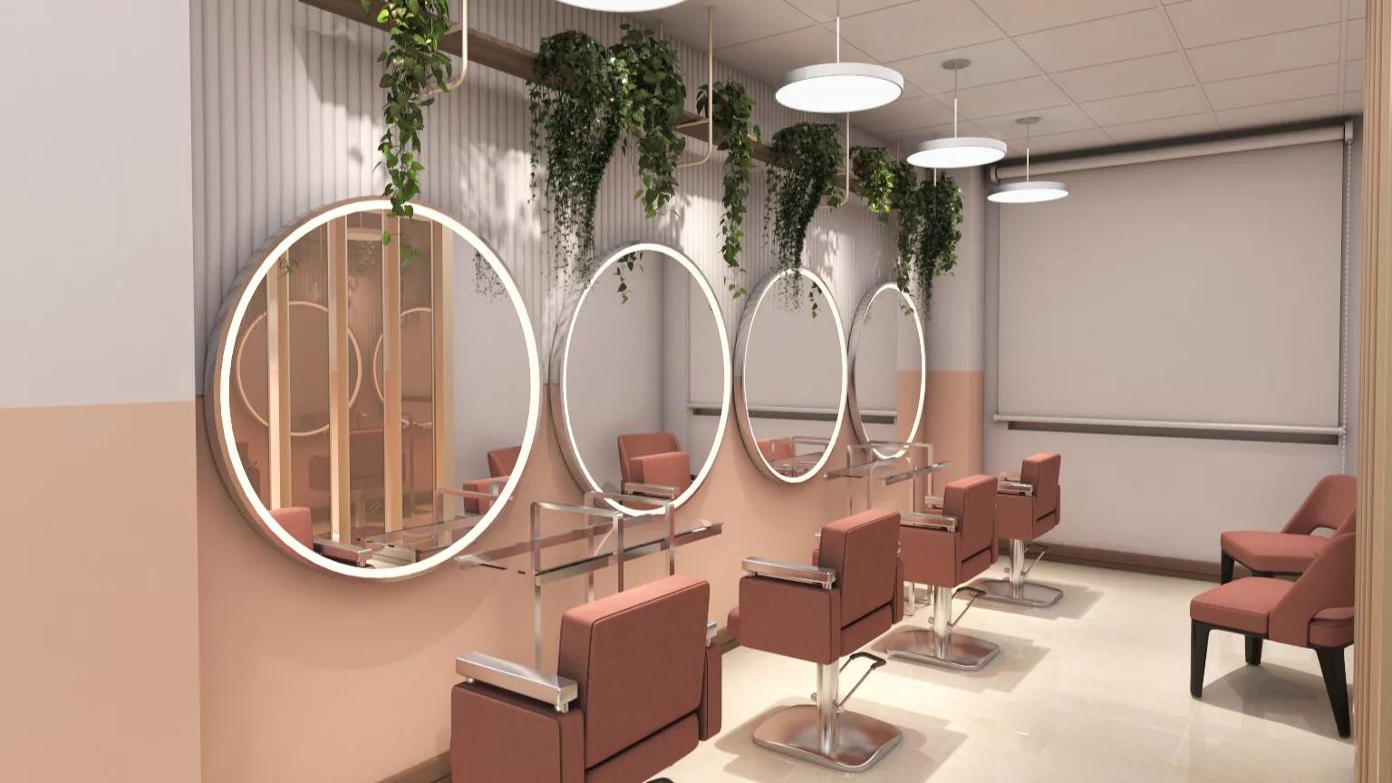 Modern beauty salon features