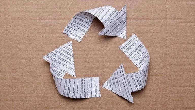 Paper recycling steps