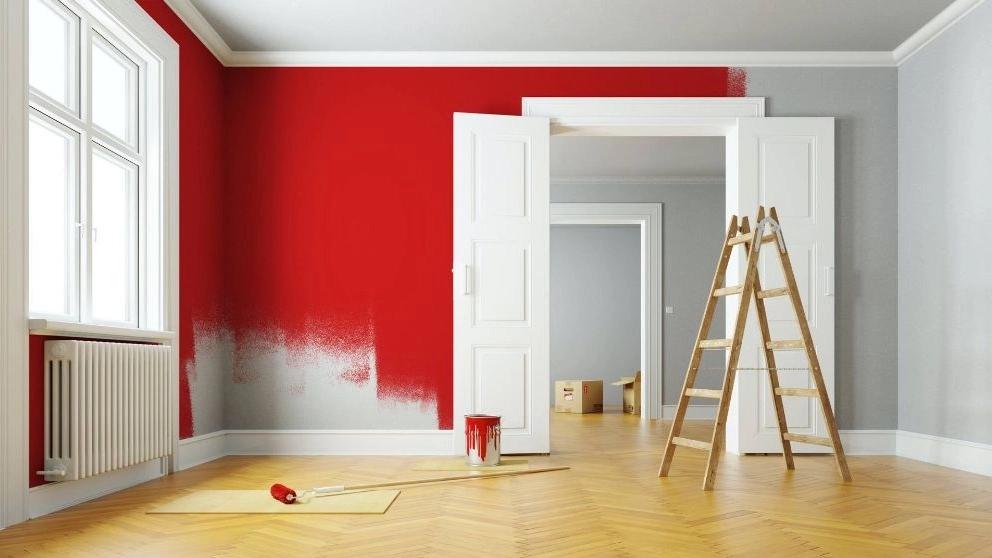 Different techniques in building painting