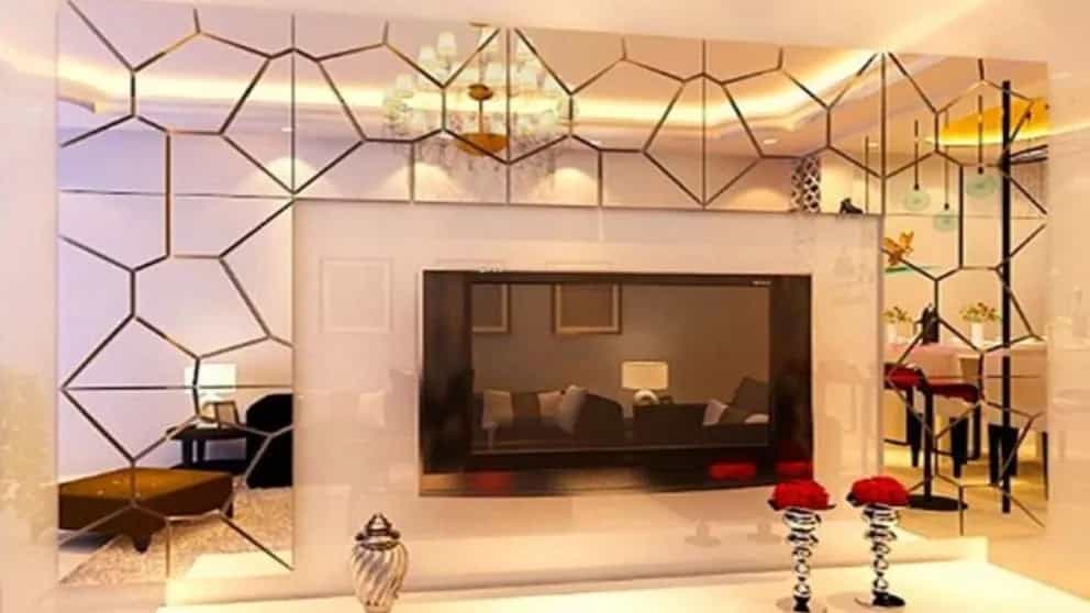In which parts of the house should we use mirror work?