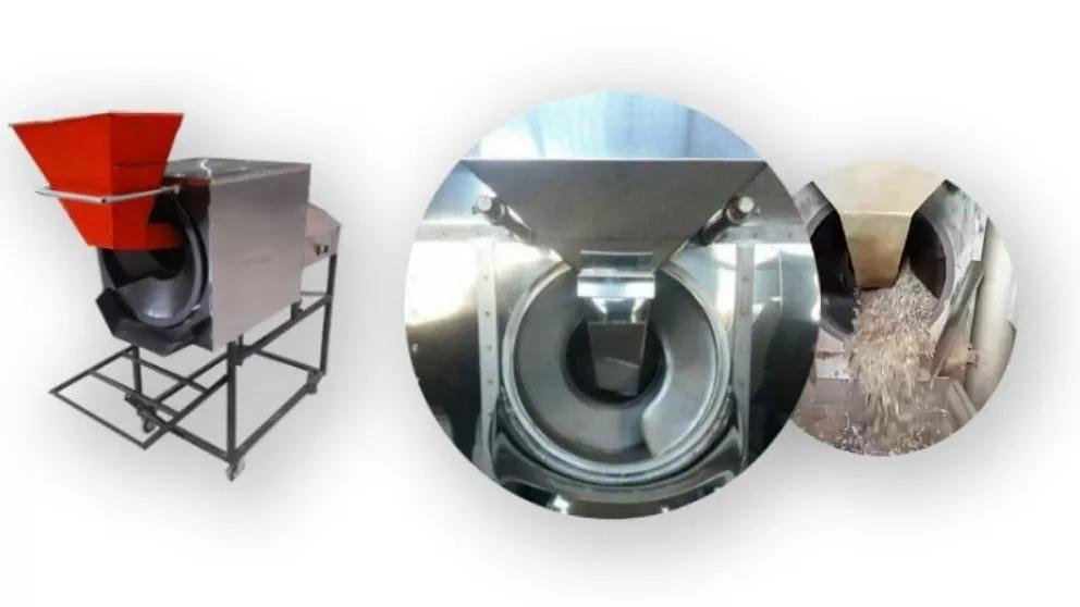 Roasting and salting machine for nuts and seeds