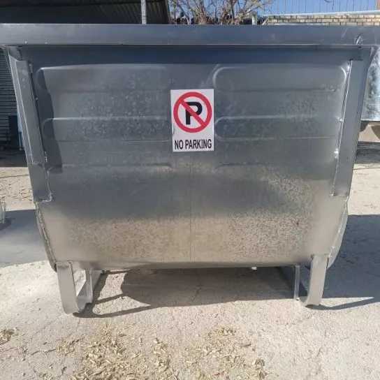 سطل زباله شهری گالوانیزه 1100لیتری