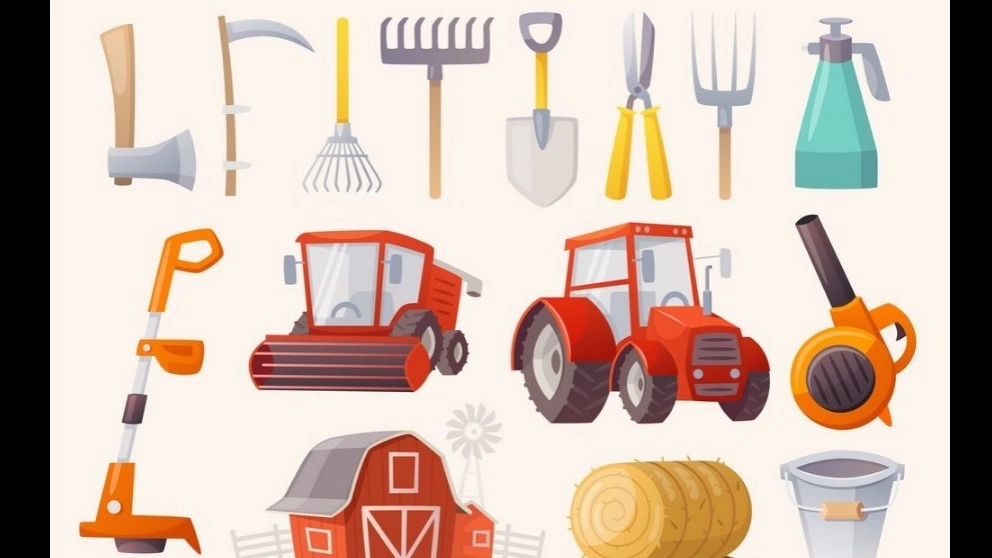 Agricultural tools and equipment Agricultural tools and equipment