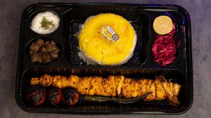 چلوجوجه زعفرانی