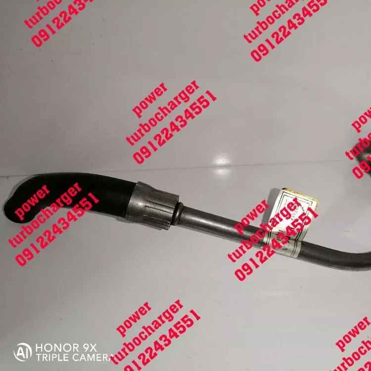 Pipes and water and turbo charging oil