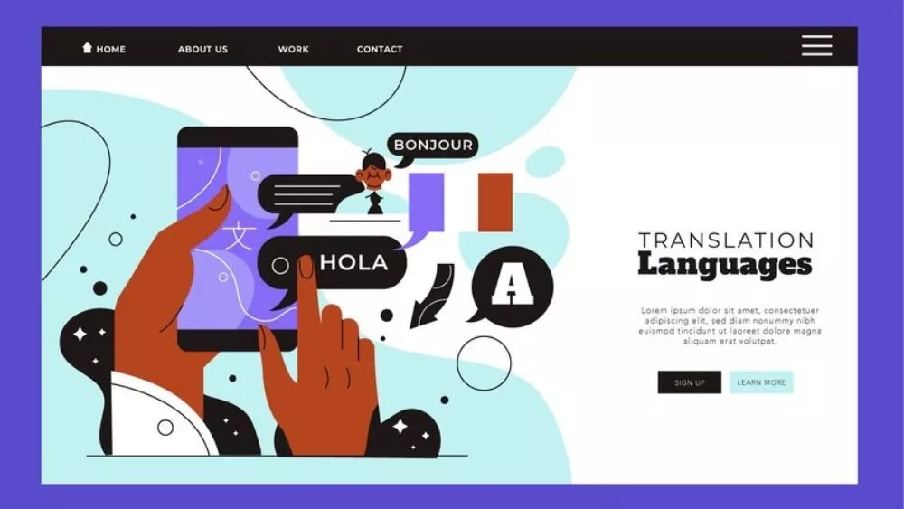 Multilingual website design