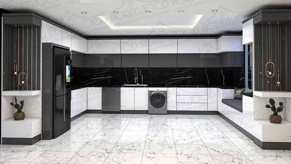 از رنگ پولیش کابینت