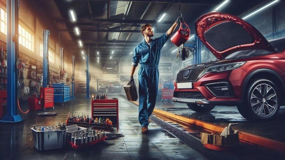 Engine oil change in Shahrekord