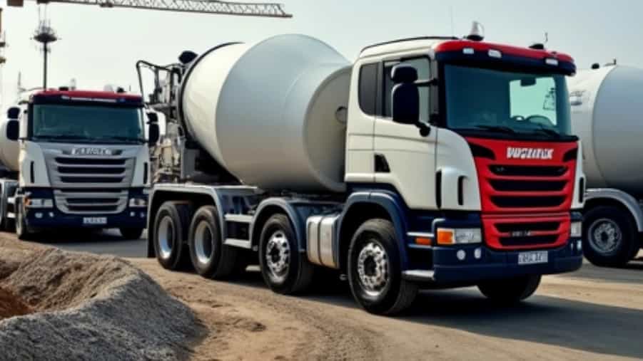 Beton taşıma mikserlerinin türlerini ve uygulamalarını tanıtmak
