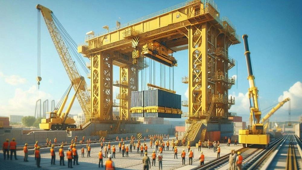 What is a gate crane? Investigating the Features and Services of Techno Kaveh crane industry