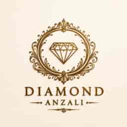 Silver and diamond rhinestones in Anzali