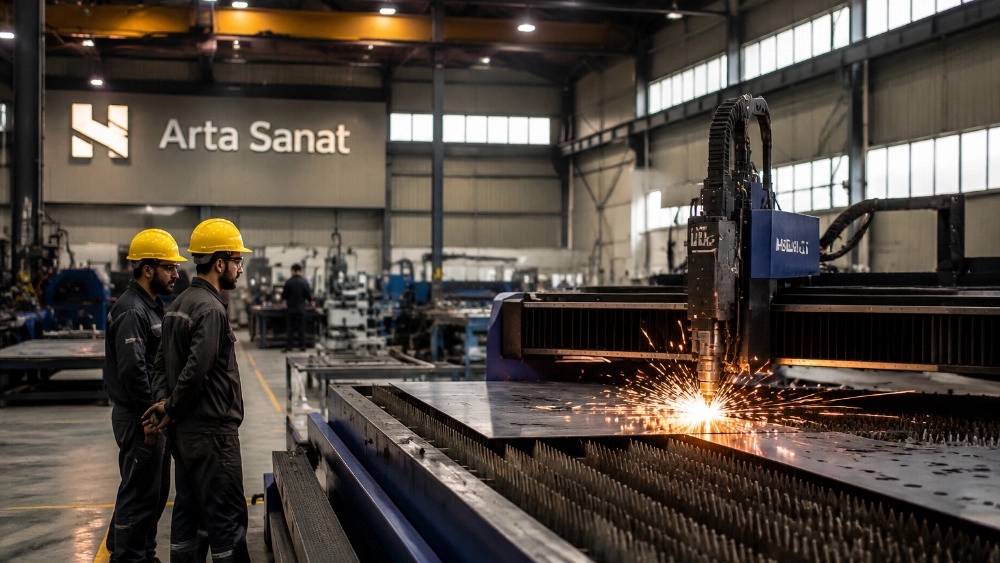 İsfahan'da lazer kesim ile metal parça imalat ve üretimi İsfahan'da lazer kesim ile metal parça imalat ve üretimi