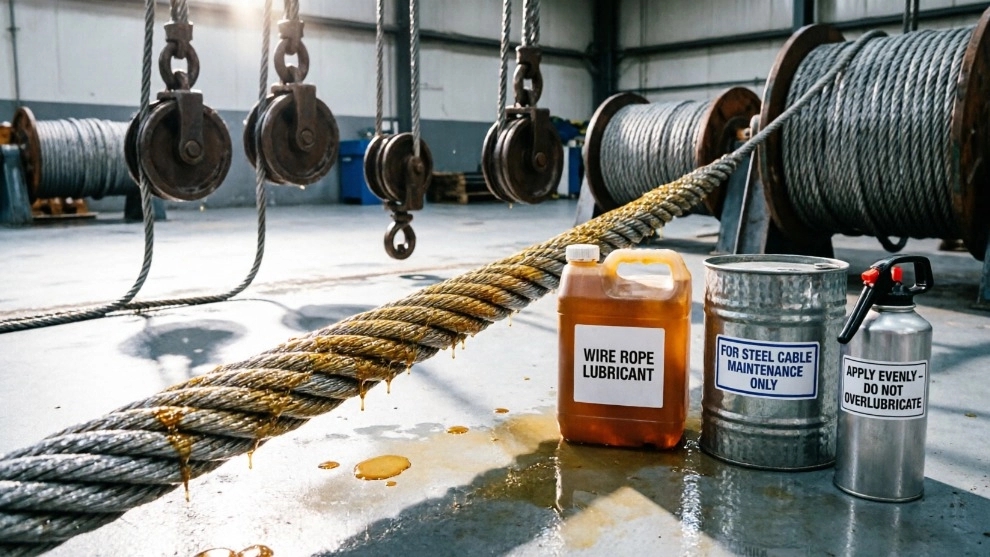 Buying wire rope oil with guaranteed quality and maximum protection of the wire rope