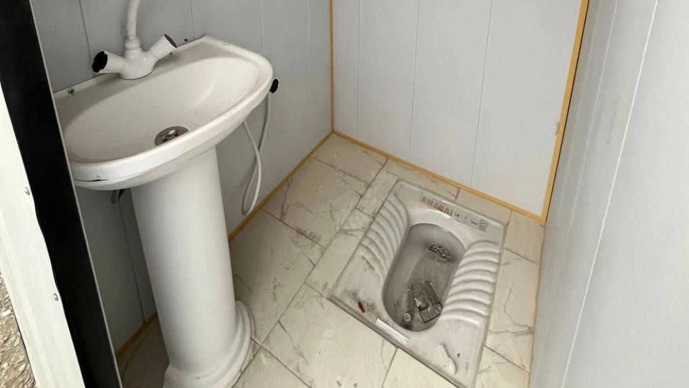 The portable toilet is a quick solution
