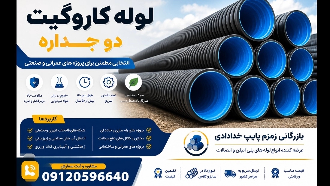 Investigating the applications of double-walled Carrogate pipe; purchase guide and full benefits