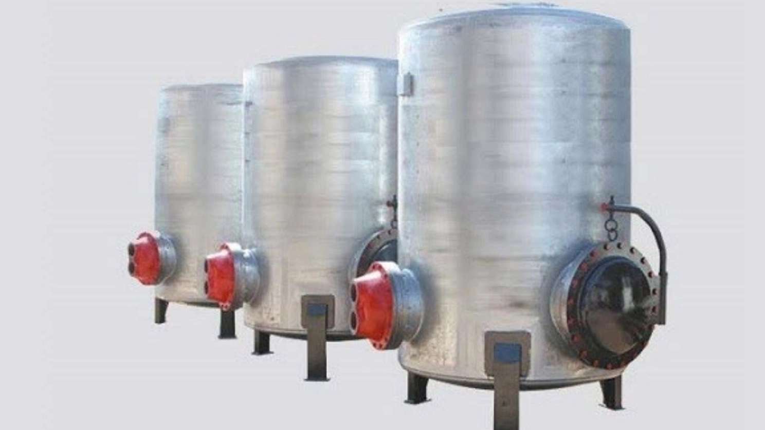 Coiled double wall source and reservoir