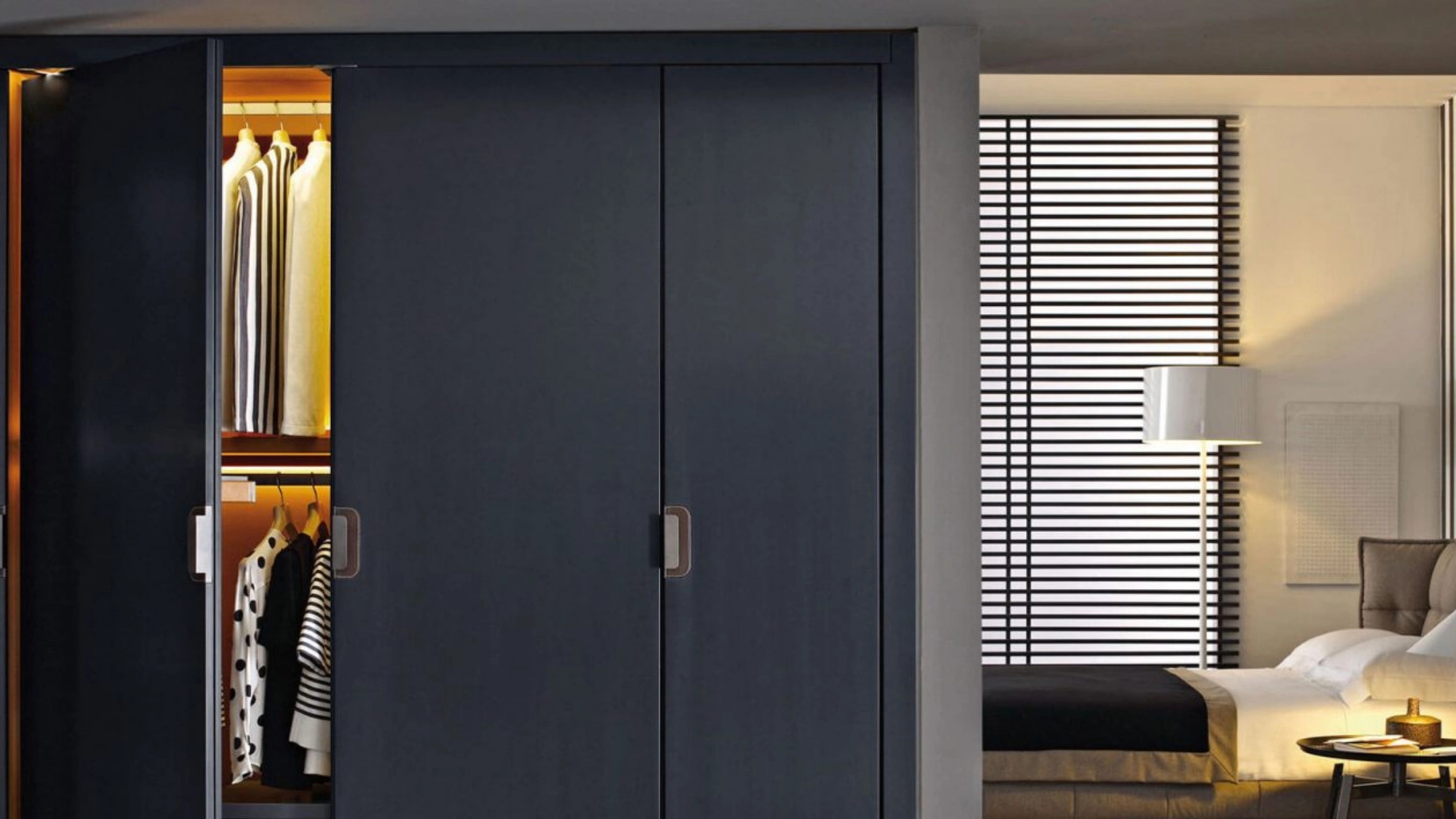 A variety of luxurious and spacious wardrobe models