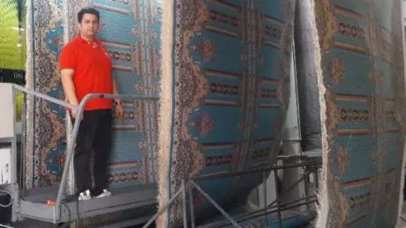 سجادة يزدان في كاشان