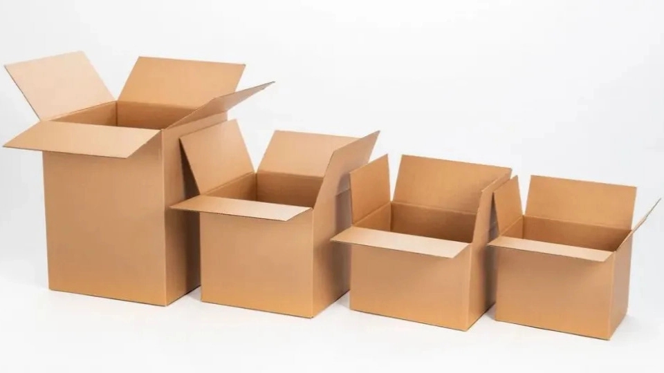 Types of cardboard boxes based on appearance