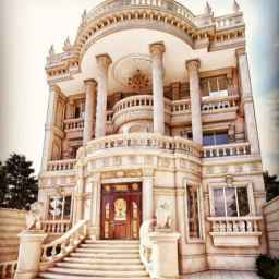 Roman facade of Zainal Nejad in Fars