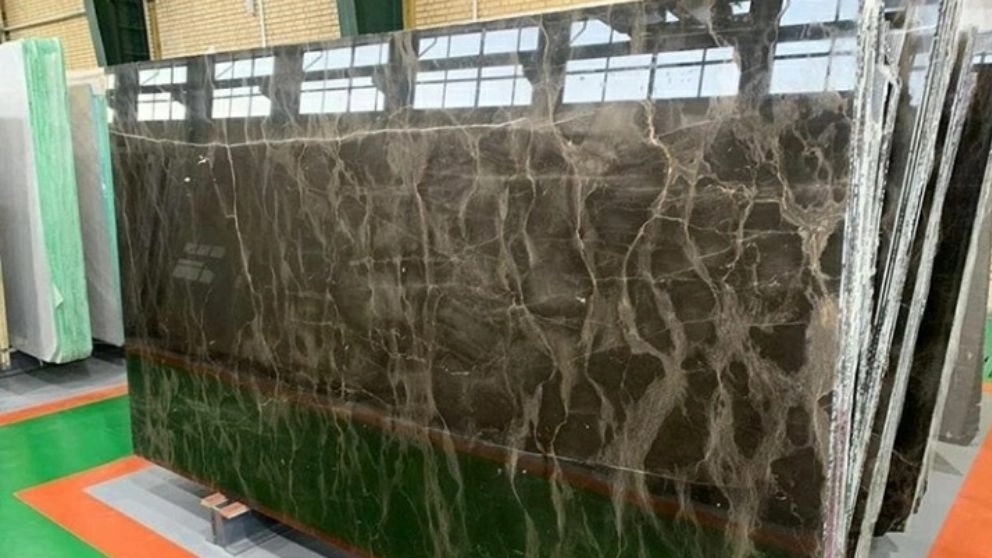 Production and sale of travertine and marble