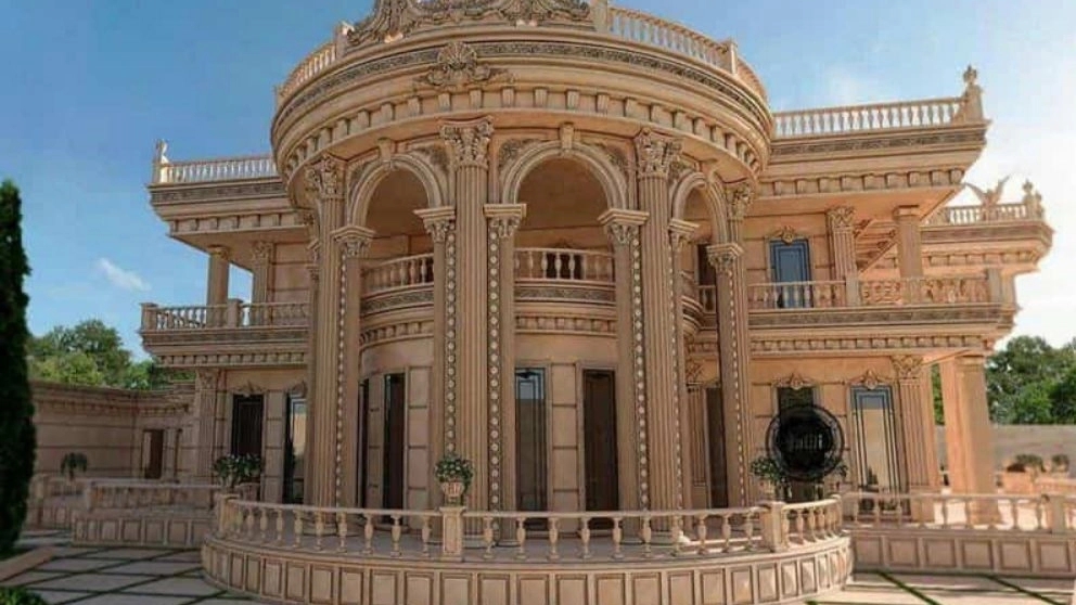 Sale of travertine building facade and Ahmadi brick facade in Sanandaj