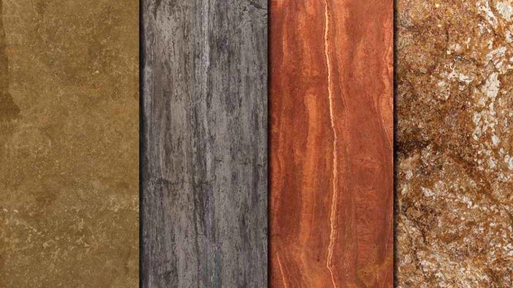 Travertine building stone