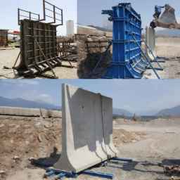 Bahmani production group, production of concrete formwork and prefabricated wall parts in Kurdistan