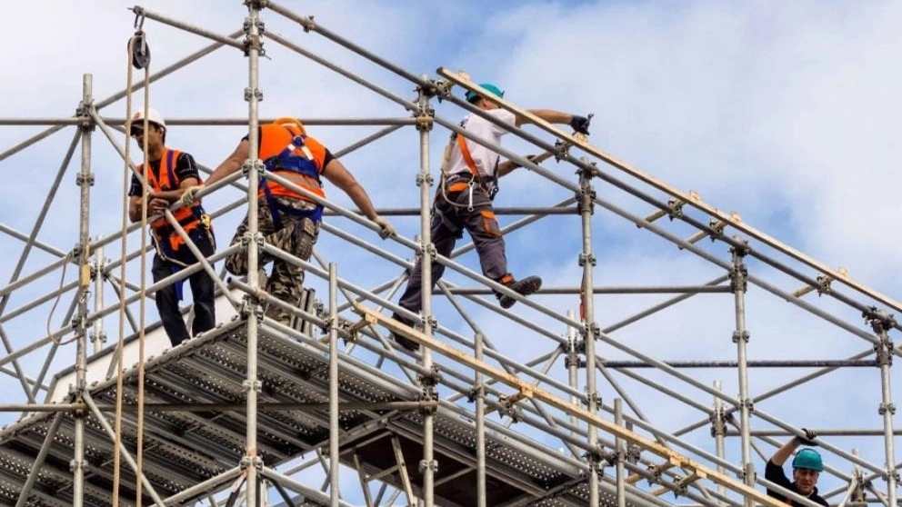 Rezapur metal scaffolding, installation and implementation of metal scaffolding in Astara