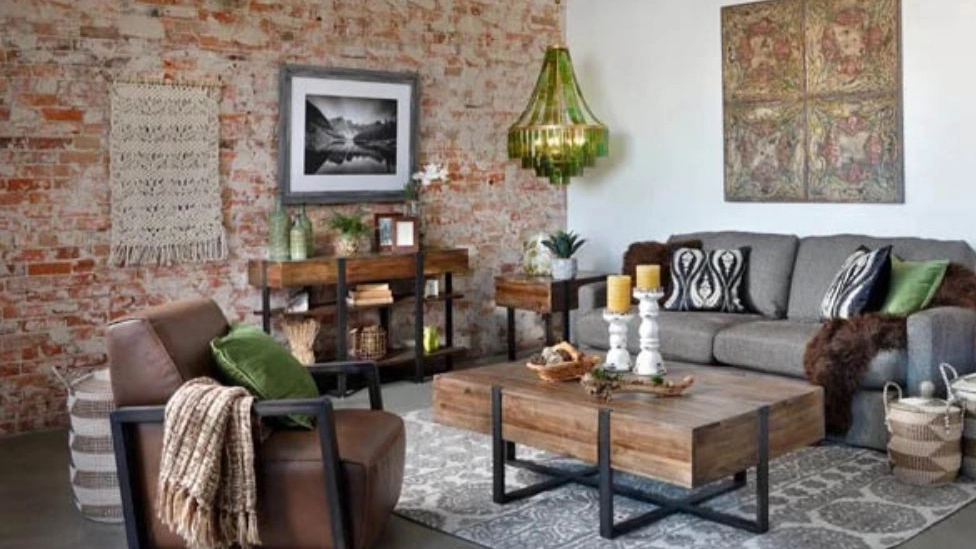 The combination of wood and metal in decoration: a creative and beautiful style