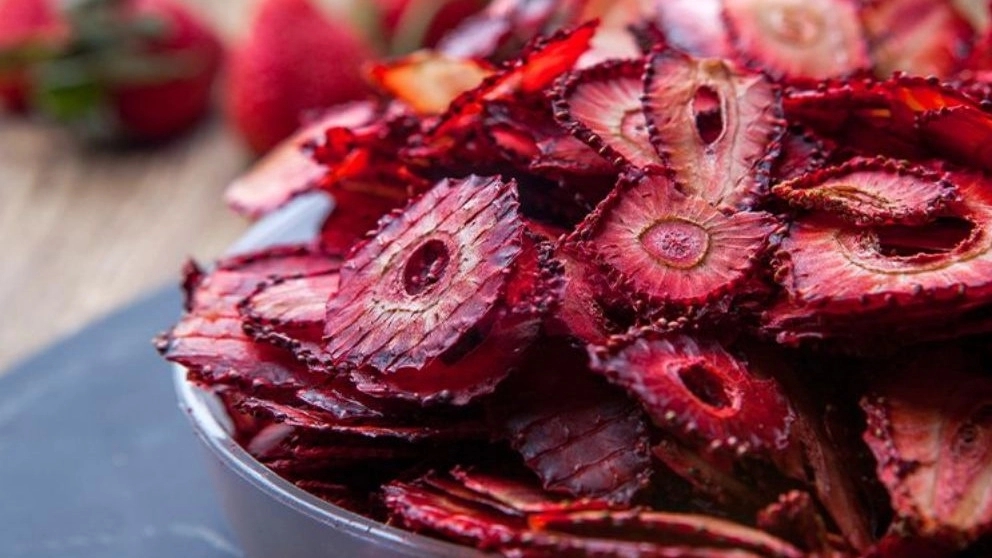 What are dried strawberries?